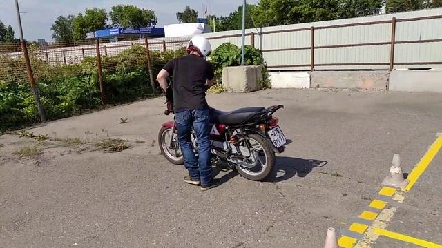 Практический экзамен в ГИБДД на категорию А (инструктаж перед началом) смотреть онлайн