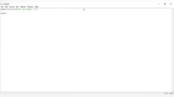 Python program to find factorial of a number? #learnpython