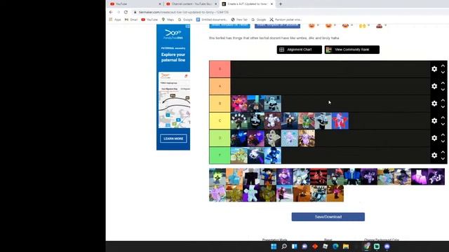 (AUT) A Universal Time stands tier list (V2). смотреть онлайн