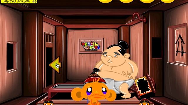 Monkey GO Happy Ninjas 2 Walkthrough Hints смотреть онлайн
