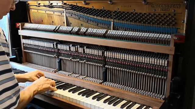 Bechstein upright piano смотреть онлайн
