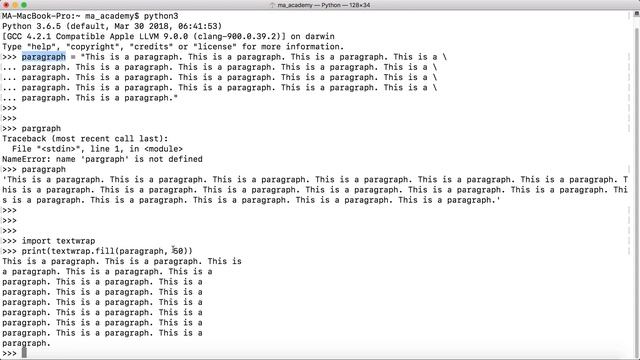 Reformat Text to a Fixed Number of Columns - Python Recipe смотреть онлайн