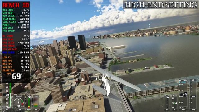 Ryzen 7 5700x RTX 3070 Microsoft Flight Simulator смотреть онлайн