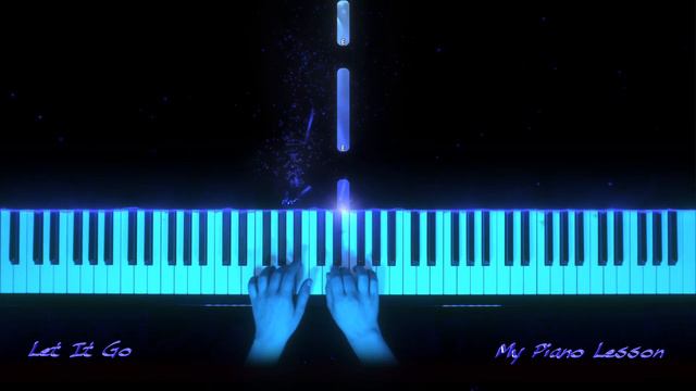 Let It Go (Frozen) - EASY (Beginner) Piano Tutorial Lesson смотреть онлайн