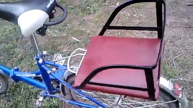 Саморобне дитяче крісло на багажник смотреть онлайн