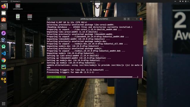 How to Install NodeJs On Ubuntu 20.04 ? Easy way.. смотреть онлайн