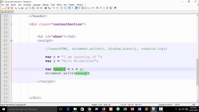 JavaScript Display Possibilities In English смотреть онлайн