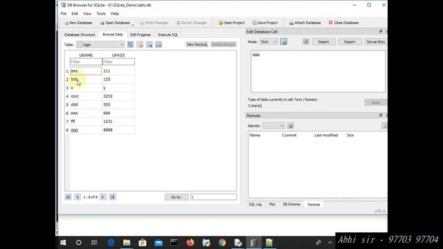 Database connectivity in python through Sqlite in hindi part 13 смотреть онлайн