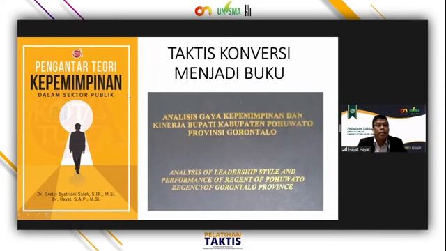 PELATIHAN TAKTIS Cara Konversi Hasil Penelitian Menjadi Buku Referensi atau Buku Ilmiah Populer смотреть онлайн