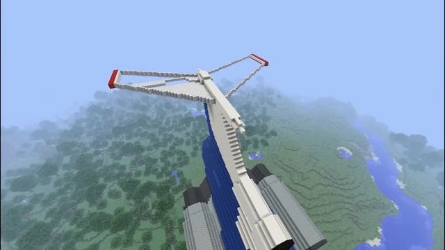 Minecraft Timelapse TU 154 смотреть онлайн