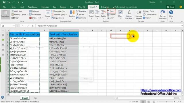 How to remove all punctuation marks (comma, quotation, apostrophe) from cells in Excel смотреть онлайн