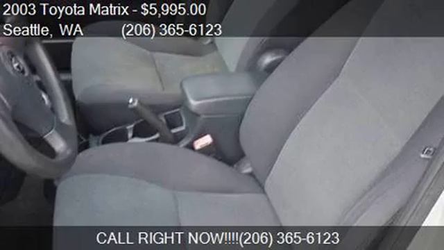 2003 Toyota Matrix Base For Sale In Seattle, WA 98125 At Car