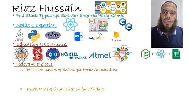 Riaz Hussain Full-Stack Typescript Software Engineer at Crazy Games смотреть онлайн