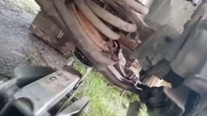 Меняю пружину передней подвески Нива Шеврале.