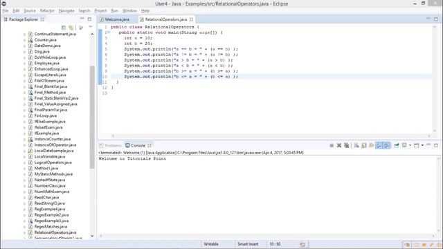 Java - Relational Operator смотреть онлайн