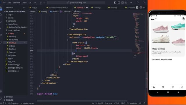 Online Shopping App | React Native UI смотреть онлайн