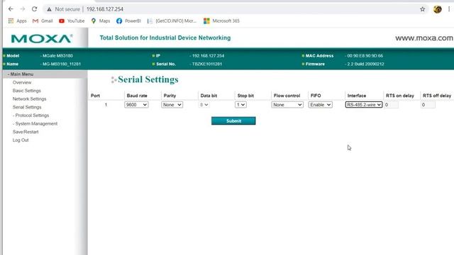 MOXA GATEWAY MB 3180 смотреть онлайн