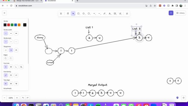 LeetCode 21. Merge Two Sorted Lists (Python) смотреть онлайн