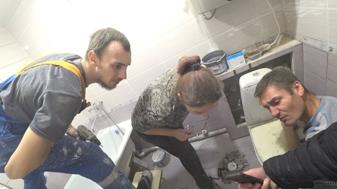 Опять косяк с полотенцесушителем. смотреть онлайн