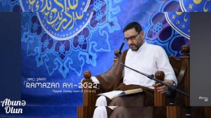 Hacı Şahin Həsəni-Quran, Peyğəmbərlər(ə) və İmamlar (ə) üçün önəmli olan məsələ!