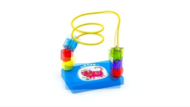 Лабиринт Котик Alatoys (Алатойс) - деревянные развивающие игрушки смотреть онлайн