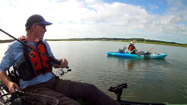 Virginia Beach Inshore Kayak Fishing - lots of croakers ! 06-25-21 смотреть онлайн