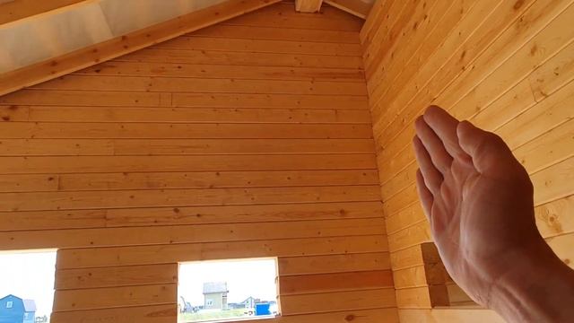 Дом с уникальной планировкой из профилированного бруса / Обзор дома без чистовой отделки 8х12 метро смотреть онлайн