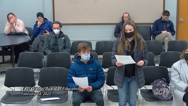 East Granby Board of Education Meeting - 02-14-22 смотреть онлайн