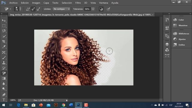 CÓMO SEPARAR CABELLO FÁCILMENTE DE UNA IMAGEN EN PHOTOSHOP смотреть онлайн