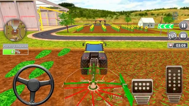 Modern Farm Tractor Driving Games - Farming Tractor 3D - Android Gameplay смотреть онлайн