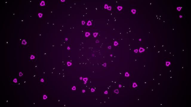 Pink Heart background 4K - 2 Hour flying hearts wallpaper смотреть онлайн