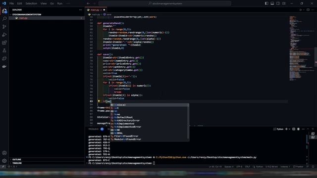 Stock Management System CRUD operations using Python tkinter GUI MySQL database (FREE SOURCE CODE) смотреть онлайн