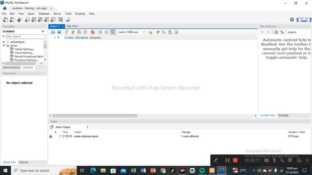 How to insert a single data in the table of database while using MYSQLI workbench #viral #trending смотреть онлайн