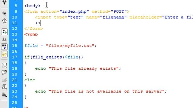 PHP: File Exists Function смотреть онлайн