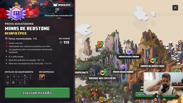 MINECRAFT DUNGEONS EVENTO ASSOMBROSO HALLOWEEN NOVA SKIN смотреть онлайн