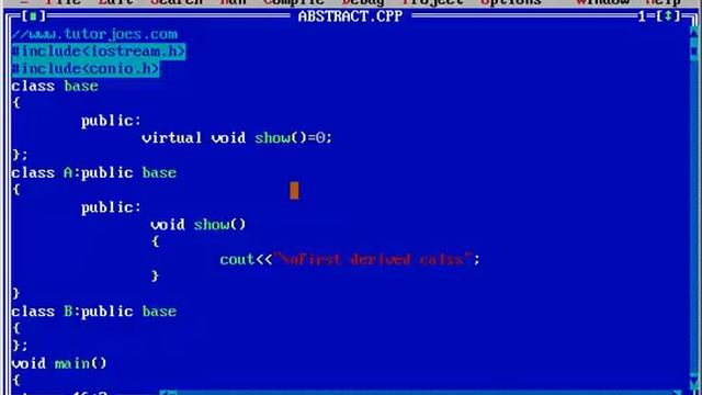 What Is Abstract Class In C++ Programming Tamil смотреть онлайн