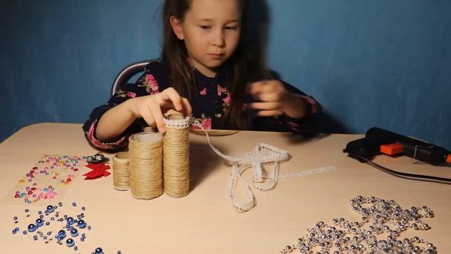 Мастер - Класс Органайзер из картонных втулок смотреть онлайн