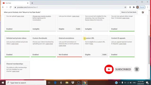 Tutorial Claim Custom URL Youtube Channel 2020 смотреть онлайн