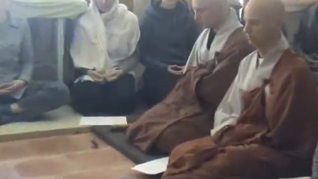 Церемония рождения Будды в Рижском Дзен центре 10 апреля 2011 года смотреть онлайн
