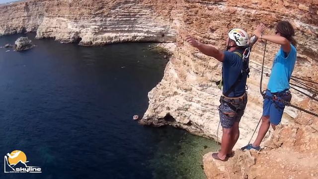 Сергей Rope Jumping with Skyline X-Team in Crimea, cape Fiolent смотреть онлайн