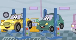 Мультик про машинки|Автомастерская 2 серия|Развивающий мультфильм для детей, мальчиков