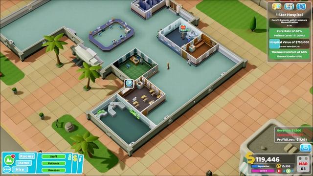 Two Point Hospital - Episode 74 - Sweaty Palms смотреть онлайн