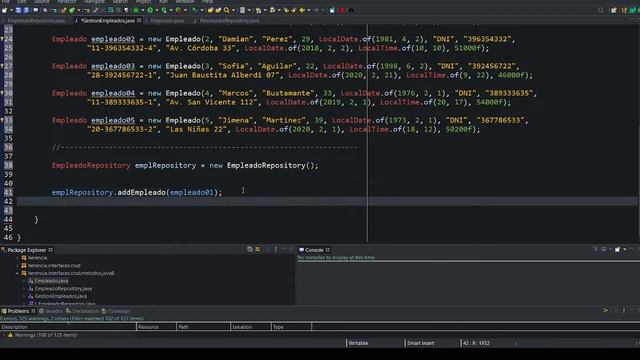 95. CRUD Completo con Java 8 | Test de Funcionalidad Métodos Listar/Agregar (Parte01) | POO Java смотреть онлайн