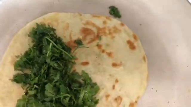 Лепёшка с зеленью. смотреть онлайн