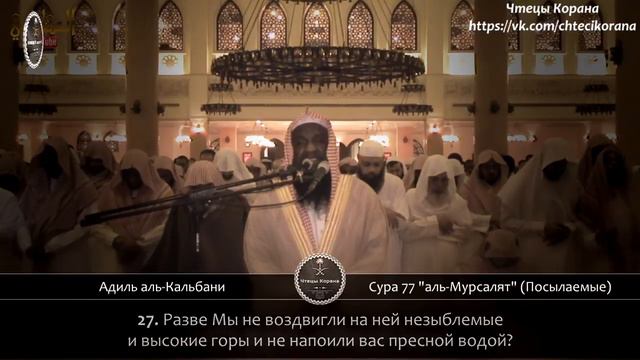 Адиль Кальбани - Сура 77 "аль-Мурсалят" (Посылаемые) смотреть онлайн