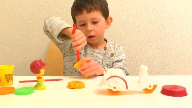 Play-doh Pizza Delivery. Доставка пиццы-распаковываем и играем