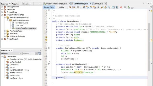 App Conta em Banco (Java Desktop) смотреть онлайн