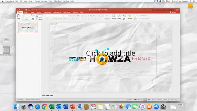 How To Save PowerPoint Presentation As Read Only For Mac | Microsoft Office For MacOS