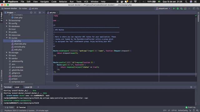#07 - Laravel + Docker + Mysql + VueJS смотреть онлайн