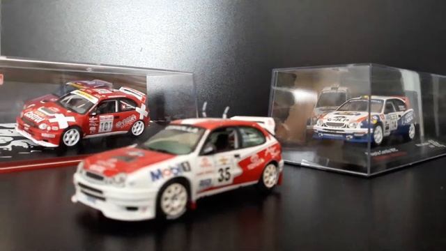 1:43 Collection Cars 2 TOYOTA Corolla RALLY
